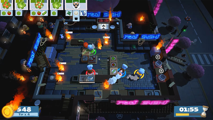 Gra Nintendo Switch Overcooked + Overcooked 2 Double Pack (Kartridż) (5056208806062) - obraz 2