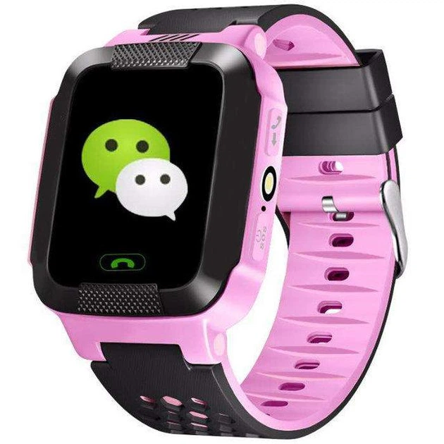 Дитячі розумні GPS годинник UWatch Y21 c ліхтариком рожевий - Фото 2 Дитячі розумні GPS годинник UWatch Y21 c ліхтариком рожевий - зображення 2