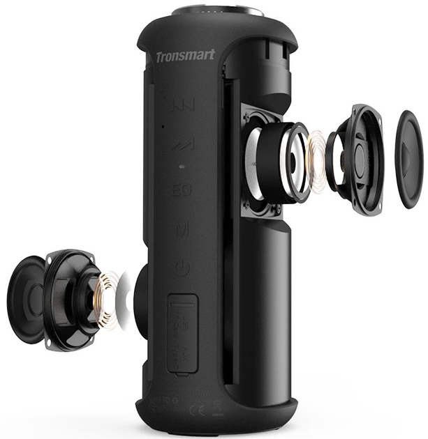 Głośnik przenośny Tronsmart T6 Plus Upgraded Edition Black (367785) - obraz 2