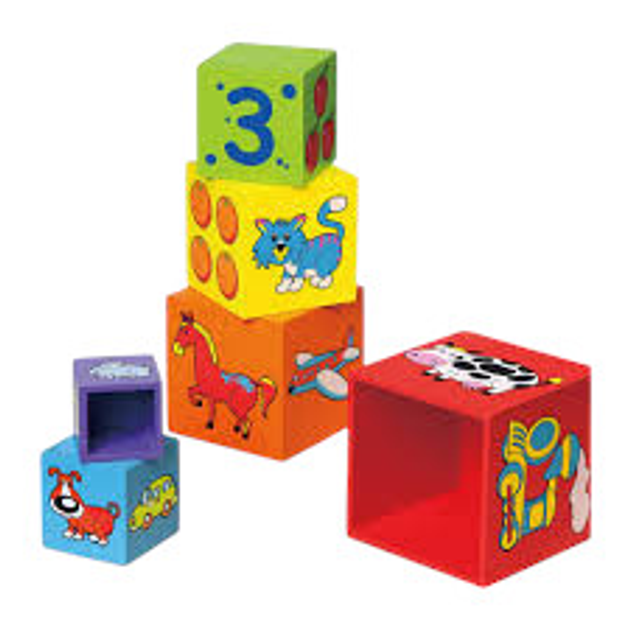 Drewniana edukacyjna piramidka Viga Jedno w drugie 59461 (6934510594619) - obraz 6