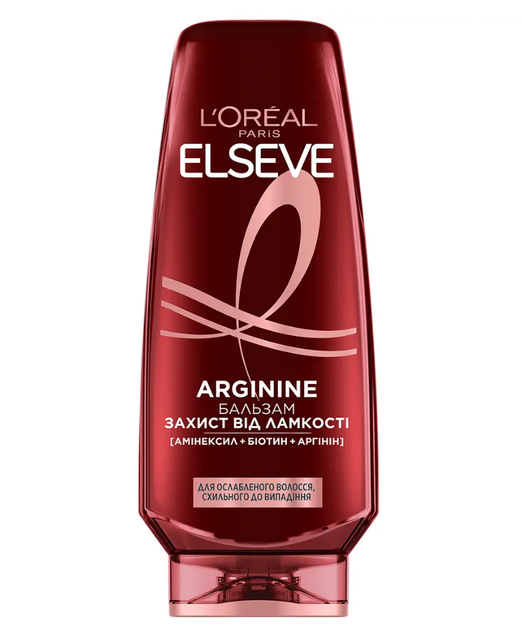 Бальзам-ополіскувач L'Oreal Elseve Сила аргініну для слабкого схильного до випадіння волосся 200мл