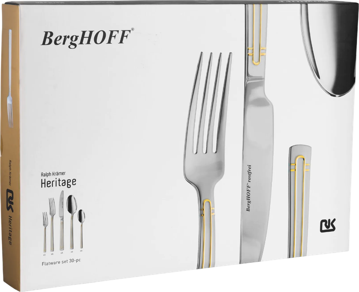 Zestaw sztućców BergHOFF Heritage 30 elementów (5413821059136) - obraz 3