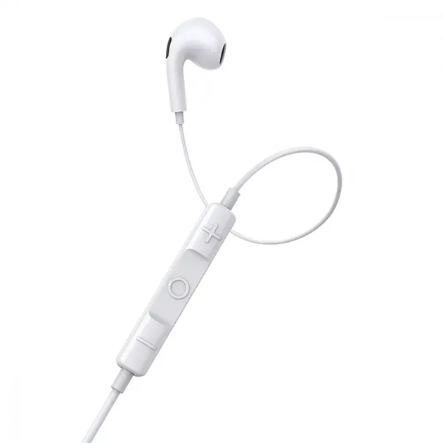 Проводные наушники Baseus Encok CZ19, Type‑C, с микрофоном и регулятором громкости, Белый - Фото 5 Проводные наушники Baseus Encok CZ19, Type‑C, с микрофоном и регулятором громкости, Белый - изображение 5