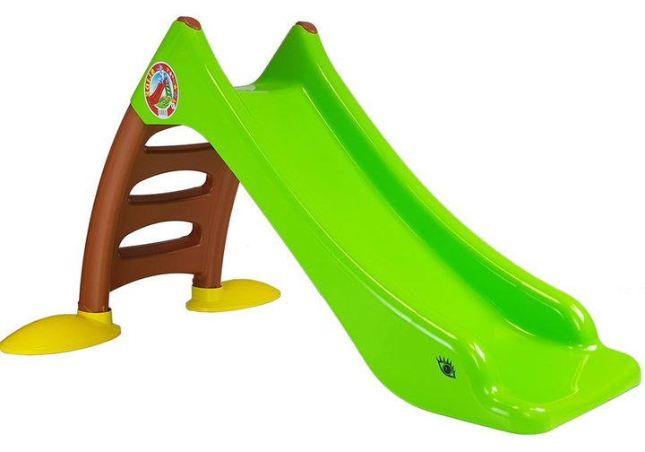 Zjeżdżalnia ogrodowa dla dzieci LEAN Toys 424 Zielono-brązowa (5904204750721) - obraz 2