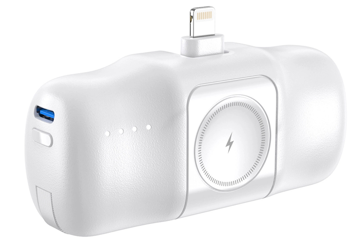 Powerbank Wozinsky WF16-YLS 5000mAh 15W Lightning White (WF16-YLS_WHI) - зображення 3