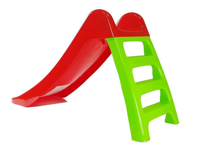 Zjeżdżalnia ogrodowa dla dzieci LEAN Toys  428 Zielono-czerwona (5904204750646) - obraz 4