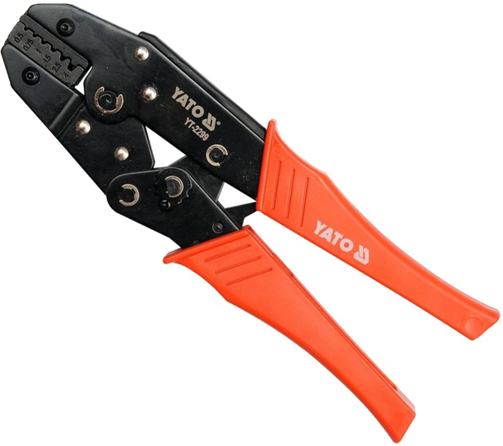 Szczypce do zaciskania i ściągania izolacji z przewodów YATO 230 mm 20-12 AWG 0.5-4 mm2 (YT-2299) - obraz 1