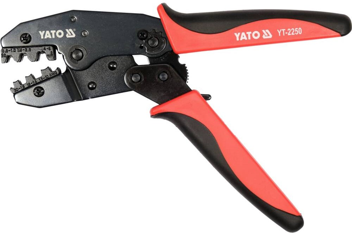 Szczypce do zaciskania i ściągania izolacji z przewodów YATO 220 mm (YT-2250) - obraz 2