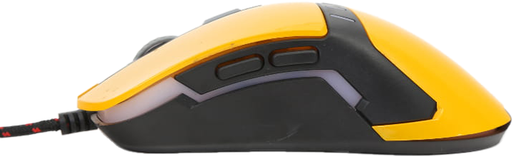 Mysz VARR OM-270 Gaming USB Black/Yellow (5907595417853) - obraz 3
