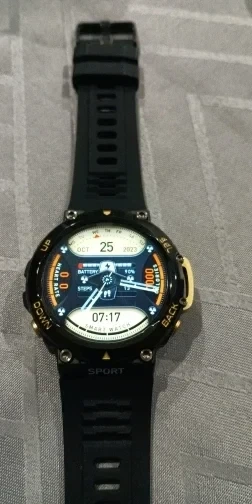 Смарт годинник LEMFO AMOLED T-REX 2/ чорні - зображення 7