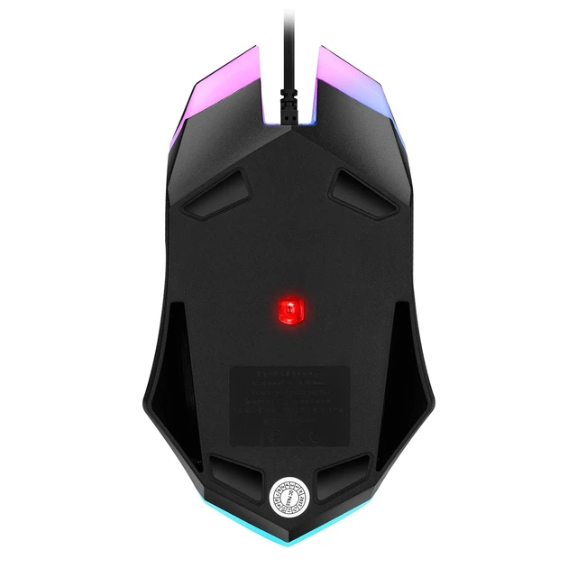 Дротова миша SKYLION F1 ігрова USB що світиться для ноутбука або комп'ютера - зображення 5