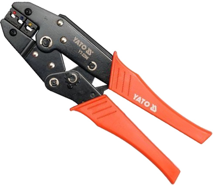Szczypce do zaciskania i ściągania izolacji z przewodów YATO 230 mm 20-8 AWG 1.5-10 mm2 (YT-2297) - obraz 1
