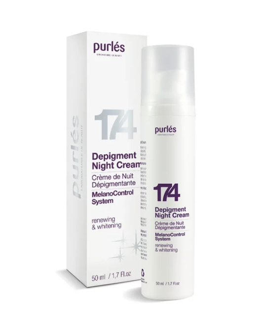 Депігментуючий нічний крем Purles Depigment Night Cream 50 мл - Фото 1 Депігментуючий нічний крем Purles Depigment Night Cream 50 мл - зображення 1