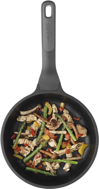 Patelnia Berghoff Stone+ Non Stick czarna 24 cm (5413821374901) - obraz 3