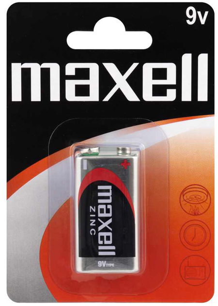 Bateria Maxell 9 V/F22 724020.04 1 szt. (4902580150396) - obraz 1