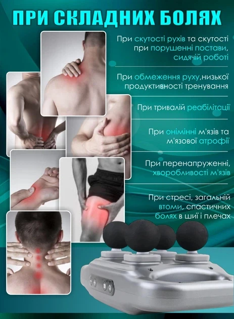 Ручной перкуссионный массажер для мышц TosWa FZ-668 Deep Tissue Pro 9996 - изображение 4