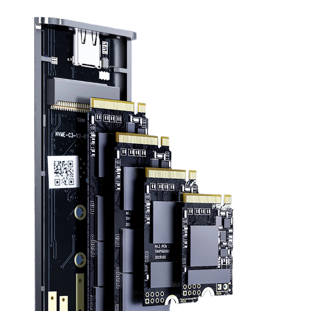 Kieszeń dyskowa Orico AM2C3-G2 M.2 NVME USB-C 3.2 (AM2C3-G2) - obraz 3
