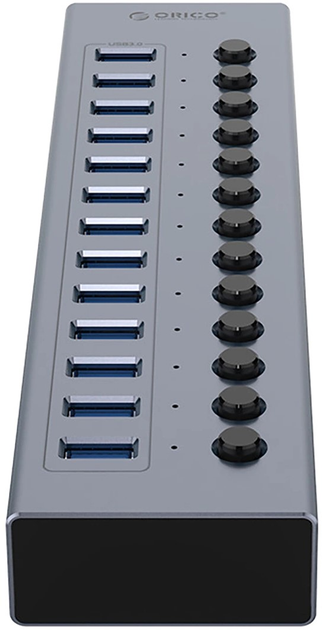 Hub USB Orico 13x USB-A 3.0 with switches (BT2U3-13AB) - obraz 3