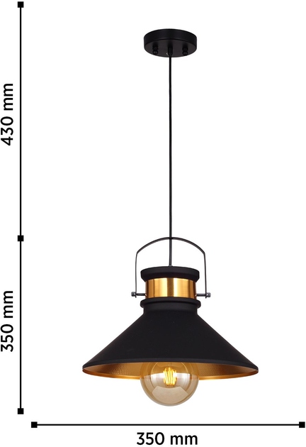 Люстра Wunderlicht Е27 1x60W WLC1472-31 - зображення 2