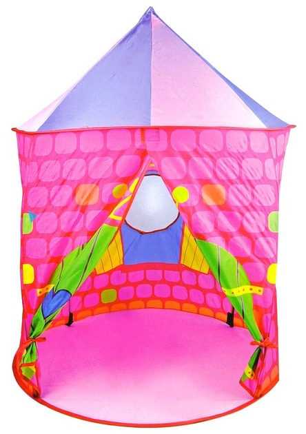 Namiot dla dzieci LEAN Toys Pałac Księżniczki 15247 Różowy (5905515356329) - obraz 2