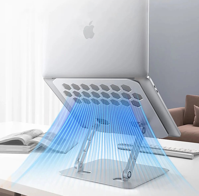 Podstawka pod laptopa Orico LST02I Silver (6942227138354) - obraz 3