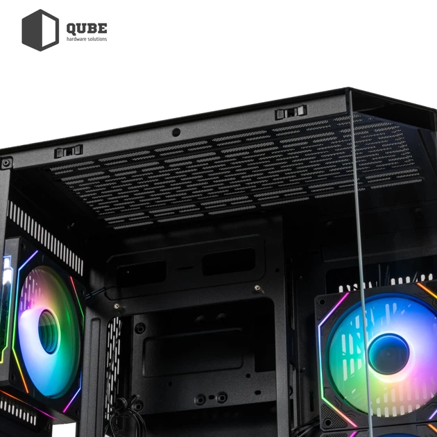 Корпус QUBE Crystal ARGB Black (CRYSTAL_GBNU3) - изображение 15