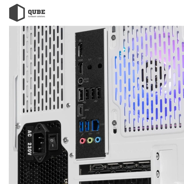 Корпус QUBE Crystal ARGB White (CRYSTAL_GWNU3) - изображение 14