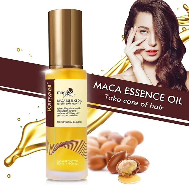 Олія для волосся та шкіри Karseell Maca Essence відновлювальна 50 мл (4897110030548) - зображення 4