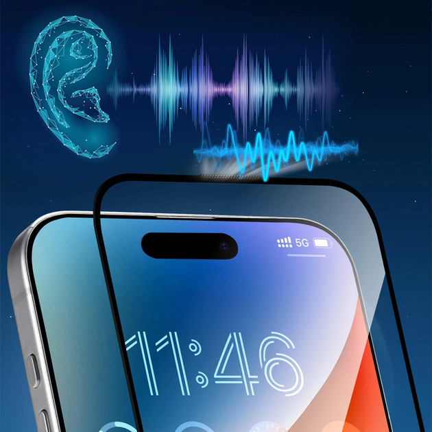 Захисне скло JOYROOM JR-MAR0316 з антибліковим покриттям для iPhone 16 Pro (6956116734404) - зображення 9