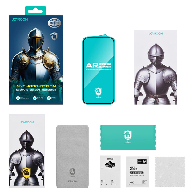 Захисне скло JOYROOM JR-MAR0317 з антибліковим покриттям для iPhone 15 Plus/16 Plus (6956116734411) - зображення 5