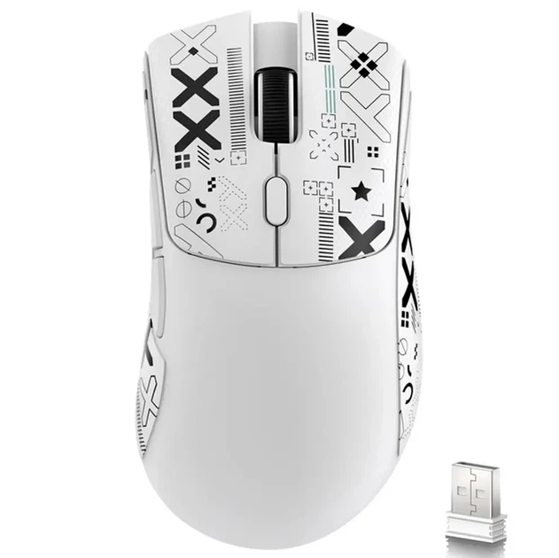 Мышь Игровая Беспроводная Attack Shark X11 22000 DPI PAW3311 с зарядной станцией и RGB подсветкой Белая. - изображение 7