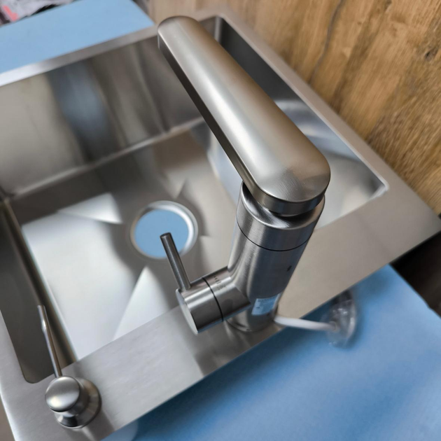 Кран електричний водонагрівач ZERIX ELW31-E нержавіюча сталь