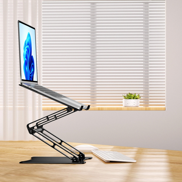 Podstawka pod laptopa Wozinsky WRS-CPY75DSB Black (5907769364624) + Podstawka do smartfona gratis! - obraz 6