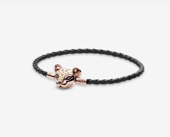 Шкріняний браслет Pandora з застібкою Rose Пандора Сяюча левиця 588053CBK-S (17) - Фото 1 Шкріняний браслет Pandora з застібкою Rose Пандора Сяюча левиця 588053CBK-S (17) - изображение 1