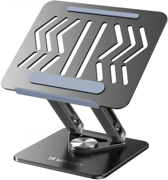 Podstawka pod laptopa Wozinsky WRS-CPY84SB 360 Black (5907769364600) + Podstawka do smartfona gratis! - obraz 2