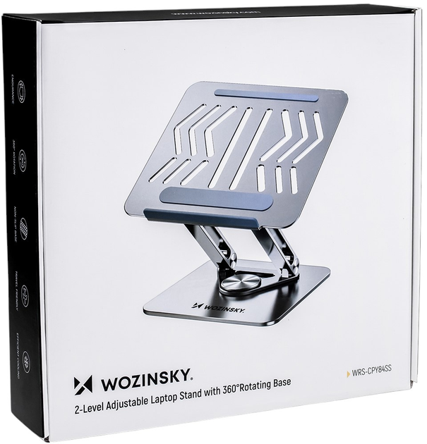 Podstawka pod laptopa Wozinsky WRS-CPY84SS Silver (5907769364617) + Podstawka do smartfona gratis! - obraz 6