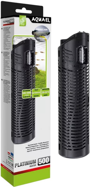 Нагрівач для акваріума AquaEl Platinum Heater 500 Вт (5905546331449) - зображення 1