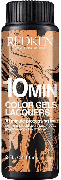 Zestaw farb do włosów Redken Color Gels Lacquers 10 Min 4NN Coffe Ground 3x60 ml (3474637132965) - obraz 1