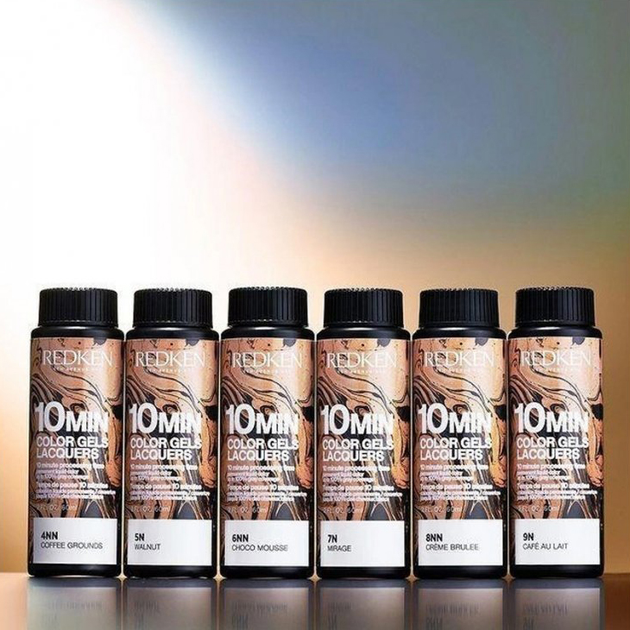Zestaw farb do włosów Redken Color Gels Lacquers 10 Min 4NN Coffe Ground 3x60 ml (3474637132965) - obraz 2