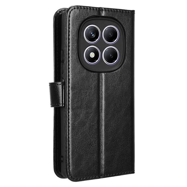 Чехол Idewei для Xiaomi Redmi Note 14 Pro 4G книжка кожа PU с визитницей черный - Фото 3 Чехол Idewei для Xiaomi Redmi Note 14 Pro 4G книжка кожа PU с визитницей черный - изображение 3