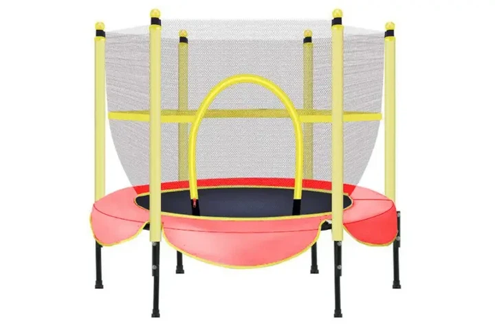 Батут детский Tilly с сеткой красный 150 x 130 см - Фото 1 Батут детский Tilly с сеткой красный 150 x 130 см - изображение 1