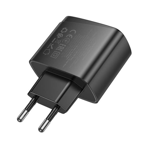 Зарядний пристрій Hoco CS63A Bright PD65W (1A1C) Чорний - Фото 3 Зарядний пристрій Hoco CS63A Bright PD65W (1A1C) Чорний - зображення 3