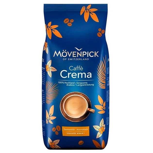 Кофе в зернах Movenpick Caffe Crema 1 кг Мувенпик 100% Арабика - изображение 2