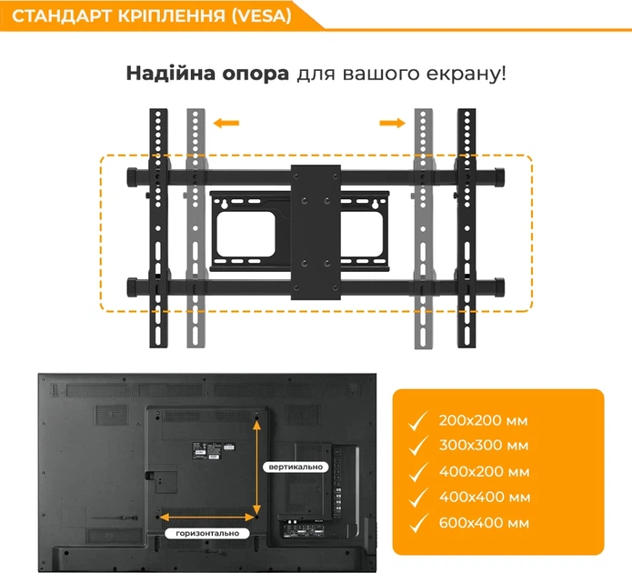 Настенное крепление для телевизора ITech PTRB-77 37