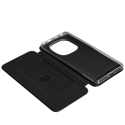Чехол-книжка 360 New для Xiaomi Redmi Note 14 Pro Plus (5G) Black - Фото 2 Чехол-книжка 360 New для Xiaomi Redmi Note 14 Pro Plus (5G) Black - изображение 2