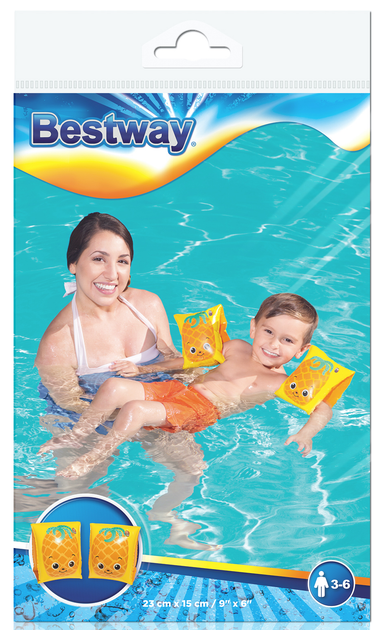 Rękawki Bestway do nauki pływania 23 cm x 15 cm, Żółte 32042 (6942138949650) - obraz 6