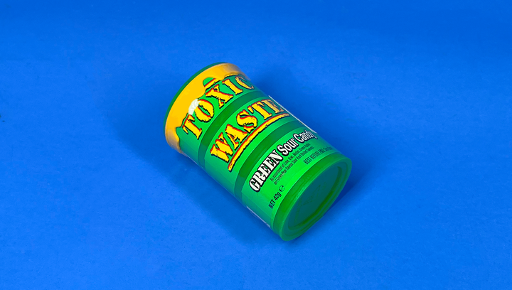 Конфеты Toxic Waste Mystery Flavor Green 14шт - Фото 4 Конфеты Toxic Waste Mystery Flavor Green 14шт - изображение 4