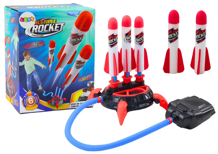 Wyrzutnia LEAN Toys Multiple Rocket Launcher (5905991023395) - obraz 1