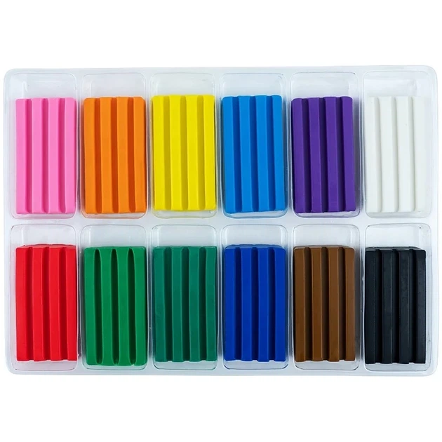 Пластилин восковой Kite Classic K-1086 12 цветов Разноцветный shop (4063276208415) - изображение 2