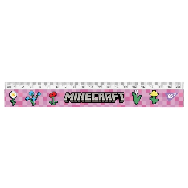 Лінійка Minecraft. Spring Yes 370684 20 см Рожевий shop (5056574450722) - Фото 1 Лінійка Minecraft. Spring Yes 370684 20 см Рожевий shop (5056574450722) - зображення 1